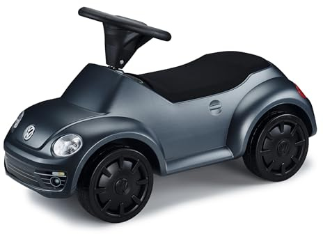 Volkswagen 33008751071N - Coche Infantil Antideslizante Bobbycar Junior Beetle, Color Gris