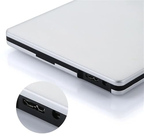 AYJYZHIAG Masterizzatore Dvd/CD/Dvd Esterno Sottile 3D in Alluminio Blu-Ray Rom USB3.0/Type-C, unità Ottica for Windows e sistemi(Blu Ray Player)