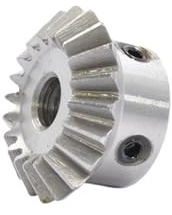 1 st 90° 1,5 modul 20 tänder konväx kugghjul, borrhål 8/10/12/14/15/16 mm, hastighetsförhållande 1:1 rät tandkonväx kugghjul Pinion för CNC-utrustning(1.5 Module 20T Bore 8mm)