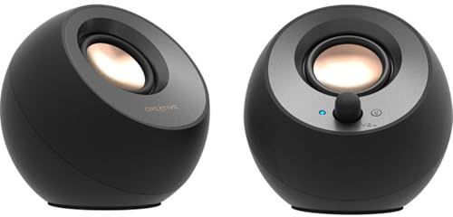 Creative Pebble V3 2.0 Bluetooth Speaker System - 8 W RMS - Black