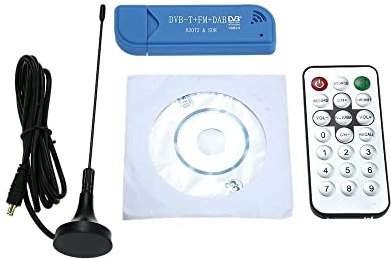 Fasizi Mini clé TV numérique portable USB 2.0 DVB-T + DAB + FM RTL2832U + R820T2 Support SDR Tuner récepteur