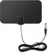 Fasizi Mini antena de TV digital para interiores, amplificador de señal de alcance de 50 millas, compatible con F-TV, HDTV 4K