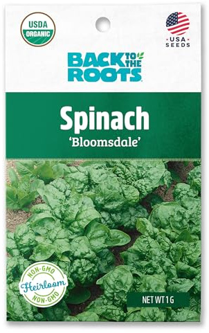 Back to The Roots 100% Organic Seed Packet - Spinach