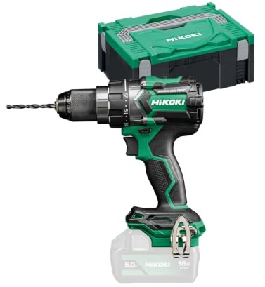 HiKOKI sladdlös borrskruvmejsel DS18DC (18 V, Li-Ion, tomgångsvarvtal 0–2 000 varv/min, max. Fast moment 140 Nm, borstlös, Reactive Force Control, i transportfodral, utan batteri och laddare)