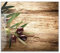 Herdabdeckplatte 60x52 cm einteilig aus 4mm ESG Glas | Oliven altes Holz Olivenzweige, Mediterrane Küche | Herd Abdeckung Abdeckplatte Induktion Schneidebrett Glasplatte für Ceranfeld