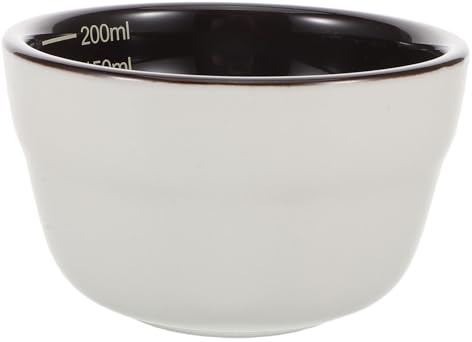 CLISPEED Ciotola per Cupping Del Porcellana Coppa Dosatrice per Degustazione Design Compatto e Portatile per Uso Alta Precisione per Misurazione