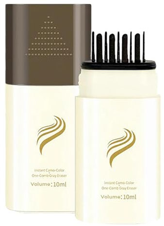 Long Lasting Hair Colour Stick | hair colour,beard dye,White Hair Concealer & Styling Comb 2-in-1 | Natural Cover Up for Women/Men (12g)