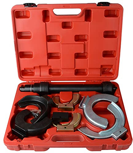 DAYUAN Universal Federspanner Federspannersatz für McPherson Federbeinsysteme Satz Auto Tuning Federspanner KFZ inkl roter Tragekoffer