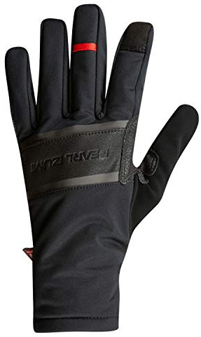 PEARL IZUMI Men's Gloves, Lightly Insulated Cycling Glove, AmFIB Lite, Ax Suede Laredo Palm & Touchscreen Compatibility, Black, Large