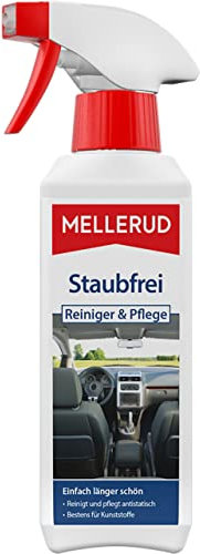 MELLERUD Staubfrei Reiniger und Pflege | 1 x 0,25 l | Kunststoffreiniger zur Auto-Innenreinigung und -pflege | Mit Antistatik-Effekt gegen Wiederanschmutzung