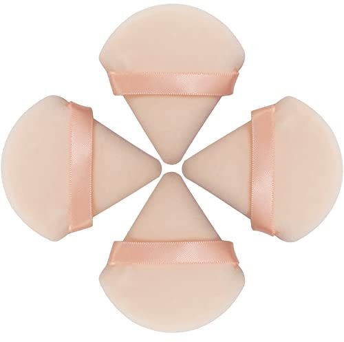 Dreieck Makeup Puderquaste 4 Stück Powder Puff Triangle Puder Puff Make Up Schwamm Dreieck Für Gepressten Loses Puder Kosmetik Foundation Rouge