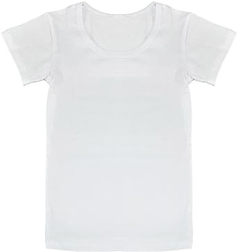 Débardeur et T-shirts en coton Sous-vêtements pour enfants garçons unisexe cod.3600, Blanc T-shirt (fille) 1 pièce, 10-11 Ans