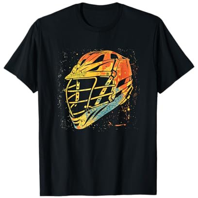 Lacrosse Helm 80er Jahre T-Shirt