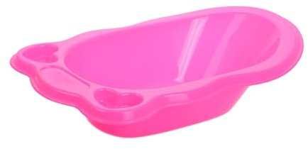 FUNNETOYU Kleine Puppenbadewanne Badezimmer Zubehör Puppenhaus Badewanne Lustigen Add für Mehr Spielspaß für Puppenhaus Szenarien Leuchtendem