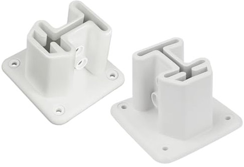 Embases d'Échelle de Piscine | Collier de Margelle pour Échelle de Piscine - Monture De Remplacement pour Stabilité De Garde Corps Au Sol pour Spa Kayak Pelouse Patio