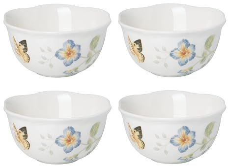 Lenox 880122 Butterfly Meadow 4-Piece Dessert Bowl Set