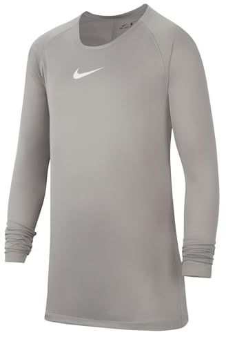 NIKE AV2611-057 Dri-FIT Park First Layer Sweatshirt Unisex PEWTER GREY/WHITE Size M