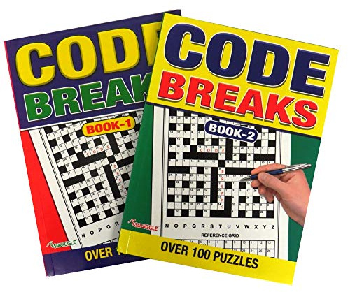 Code Breaks Jumbo Puzzle Book - Books 1 and 2, 258 Puzzles