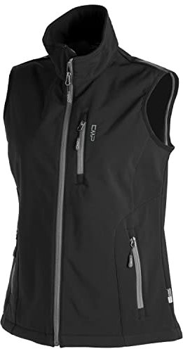 CMP - Leichte Softshellweste für Damen, Schwarz, D34