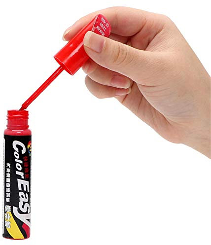 Jatour Penna Ritocco Carrozzeria Universale, 4 Colori Disponibili - Bianca/Nero/Argento/Rosso - Vernice per Auto e Graffi, Cromata, Rimuovi Graffi