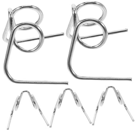 MUCKLILY 1 Satz -entriegelungsfeder Werkzeug Für Schrader-ventile Bead Buddy Reifenwerkzeug Löffel Für Motorradreifen Reifenventilschaftwerkzeug Silver Rostfreier Stahl 5st