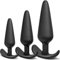 CATOR Set di 3 Plug Anales Silicona,Juguetes Anales Plugs, Juguetes Eróticos para Adultos, S+M +L,Juguetes Eróticos Sexuales pour Femmes Hommes Plugs Anaux Butt Plug Silicone