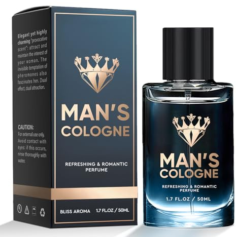 Profumo Uomo, Colonia ai Feromoni Uomo, Profumo Attraente & Rinfrescante, Aumenta la Fiducia e il Fascino, Fragranza Elegante per Ogni Occasione, 50mL