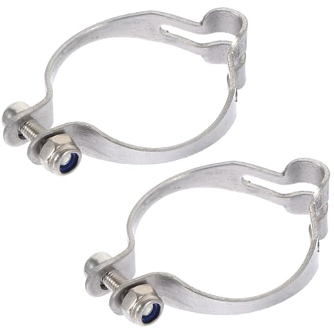 MOLUCKFU Colliers de Serrage Métalliques pour Câbles de Vélo 2 Pièces Clips de Câble de Frein Usage Cyclisme sur Route et Vtt