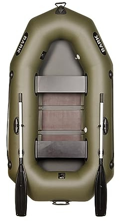 BARK B-230C (2,3 m 230 cm) Gommone a Remi per 2 Persone, Canotto da Pesca, Barca Gonfiabile, Fondo a doghe, Versione Professionale