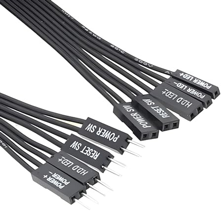 iHaospace PC Motherboard Verlängerungskabel Motherboard Power SW, Power LED, HDD LED, Reset SW Verlängerungsdraht