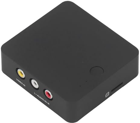 Enregistreur TV HD, Cassette VHS vers MP4 CVBS, Boîtier D'enregistrement Vidéo Analogique HDMI AV pour Magnétoscope VHS DVD, Caméscope Hi8, Console de Jeu, Conversion en Un