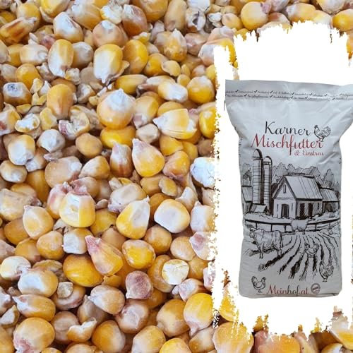 Karner Bio Futter-Mais 25kg - Ganzkorn, 100% GVO-frei, Ideal für alle Nutztierarten