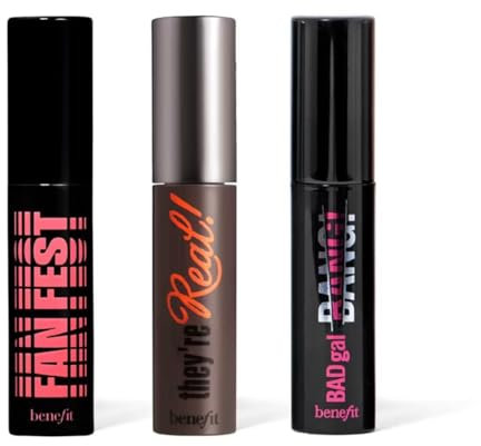 Benefit SAMPLE-SIZE Mascaras bundle - They're Real!, BADgal BANG! and Fan Fest 3g each