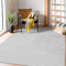 Hawthyhome Teppiche Wohnzimmer Schlafzimmer, Moderne Muster Waschbarer Kurzflor Teppich, Anti-Rutsch Unterseite, Flauschig Weich Teppiche,Grösse:150x210cm, Farbe:Graue Streifen
