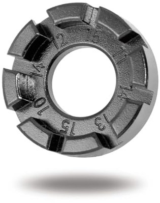 TSTRAUM Speichenschlüssel Fahrrad,Anziehwerkzeug Passend für 10G bis 15G Speichen, Speichenspanner - Nippelspanner,Multi-Size Fahrradspeichen Werkzeuge (6-in-1 10G-15G)