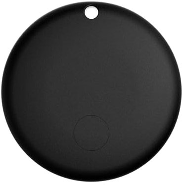 BuLuHAHA Air Tag, Smart Tag Localizzatore Bluetooth compatibile con Apple Find My (solo iOS), batteria sostituibile,impermeabile,cerca chiavi,borse,bagagli e animali domestici (Nero, 4 Pack)