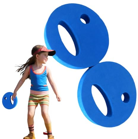 Haltères - Poids d'eau pour Exercices de Piscine, disques d'exercice Aquatique, 2 disques à Main en EVA, résistance de Piscine pour Exercices Aquatiques