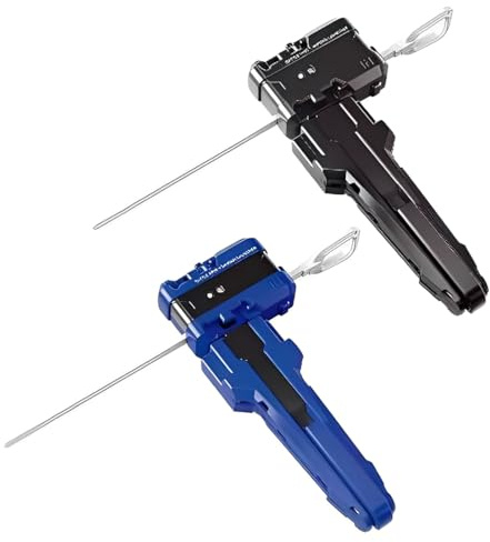 PRAOFRT 2 Pezzi lanciatori di Corde Burst Gyro Impugnatura,lanciatori di Corde per Cime da Combattimento,Compatibili con i Giroscopi Della Serie X(Blu + Nero)