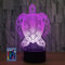 HPBN8 Ltd 3D Schildkröte Illusions LED Lampen Fernbedienung 7/16 Farbwechsel Acryl berühren Tabelle Schreibtisch-Nacht licht mit USB-Kabel für Kinder Schlafzimmer Geburtstagsgeschenke Geschenk