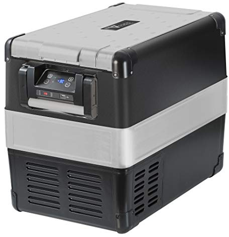 Vitrifrigo VF45P Portable Fridge with Freezer, 65 Litres, Colour Light Grey/Dark Grey, Enegetic Class A++