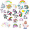 20 Stück Bügelflicken Kinder Einhorn Aufnäher Patches Flicken zum Aufbügeln Kinder Patch Sticker Kinder für DIY T-shirt Jeans Kleidung Applique Zubehör