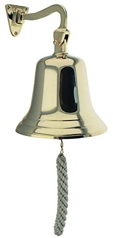 Sea-Club Schiffsglocke Wandglocke Messing Ø=25cm