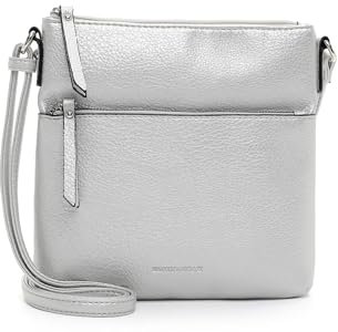 Emily & Noah Umhängetasche E&N Emma 61720 Damen Handtaschen Uni shinysilver 842
