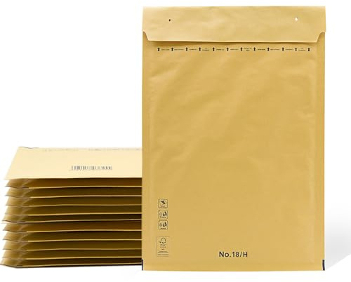 Sidi Global Market Sobres Acolchados, Sobres de Burbujas Kraft con Cierre Autoadhesivo, Bolsas para Envíos de Ropa - SIDI (270x360mm, 10 uds)