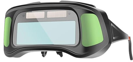 gifyym Welding Goggle - Welding Glasses for Men | Anti-Glare Solar Brazing Glasses | Protective Welding Glasses | Clear Viewing Auto Darkening Welding Goggle with Elastic Band, Safety Glasses