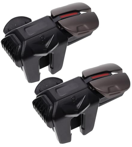 COLLBATH Gamecontroller Trigger Gamepad mit Griffen aus Robustem Material Mobiles Paarspiel Zubehör für Smartphone Gaming Kompakt und Universell Verwendbar