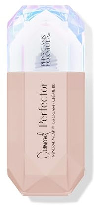 Physicians Formula Mineral Wear Diamond Perfector BB Cream, Getönte Feuchtigkeitscreme mit Diamantextrakt und Vitamin E, Leichte Deckkraft, Leuchtendes Finish, Light to Medium