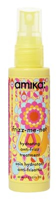 amika frizz-me-not hydrating anti-frizz treatment - heat-activated hydrating hair spray treatment for long-lasting smooth + glossy strands - humidity shield + heat protection spray for hair (60 ml)