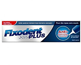 Fixodent Pro Plus Crème Adhésive Anti-particules Maxi Pack 57g