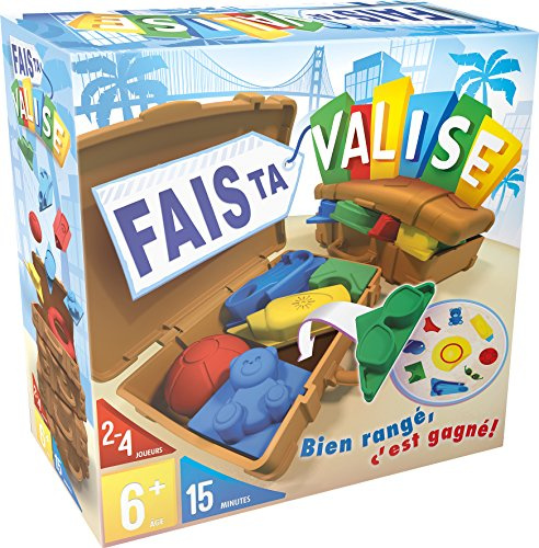 Asmodee Zygomatic | Fais ta Valise | Jeu de société | À partir de 6 Ans | 2 à 4 Joueurs | 15 Minutes